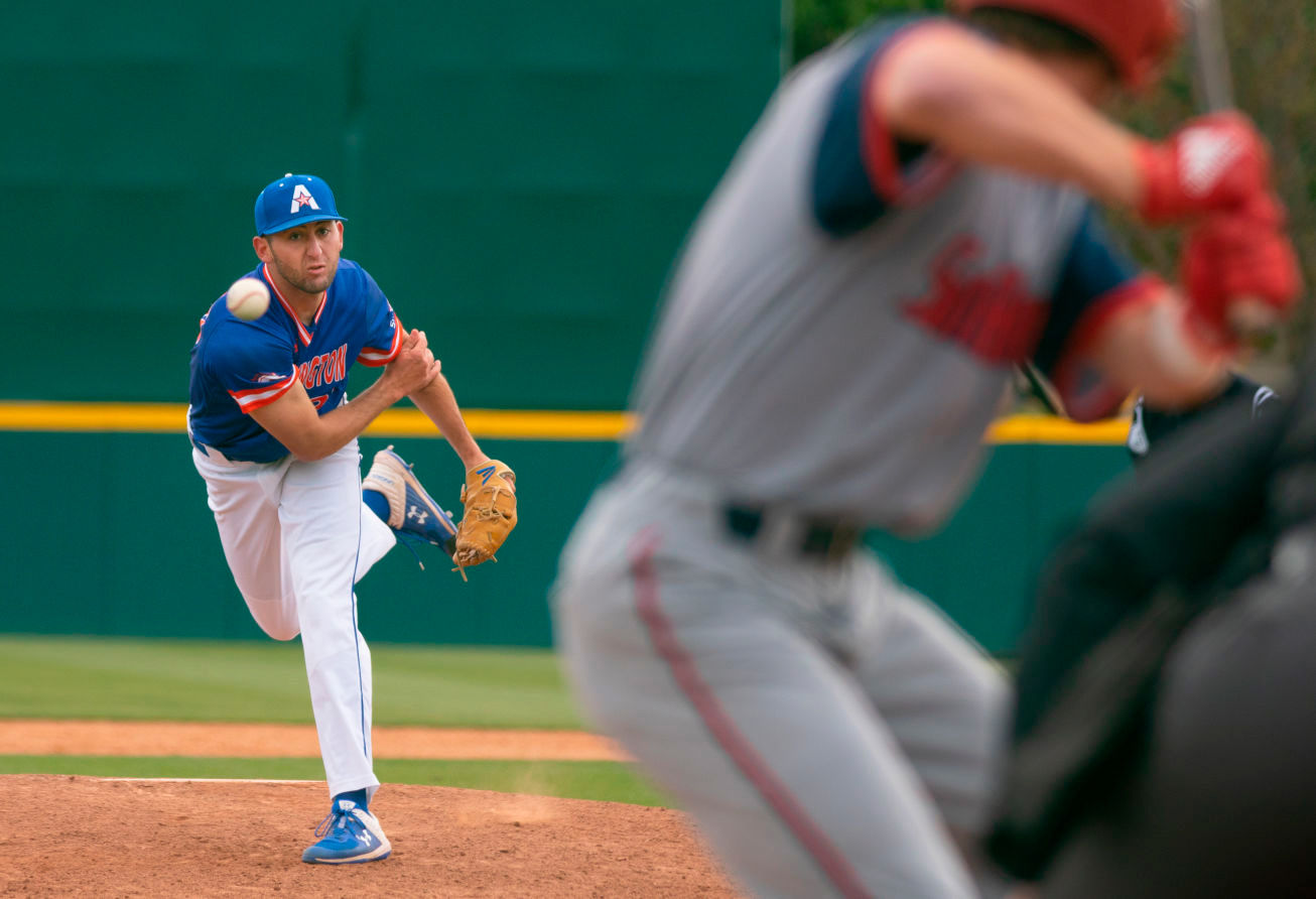 UTA baseball claims first place, pitcher ties school record